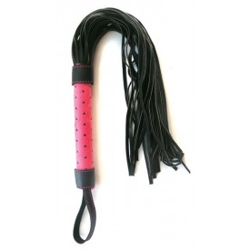 Черно-розовая плетка Notabu - 46 см.