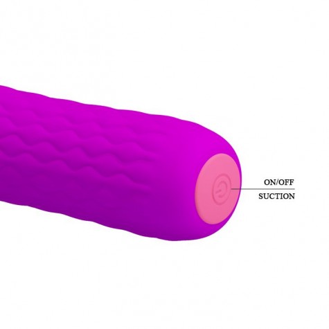 Фиолетовый вакуумный стимулятор клитора Jonas